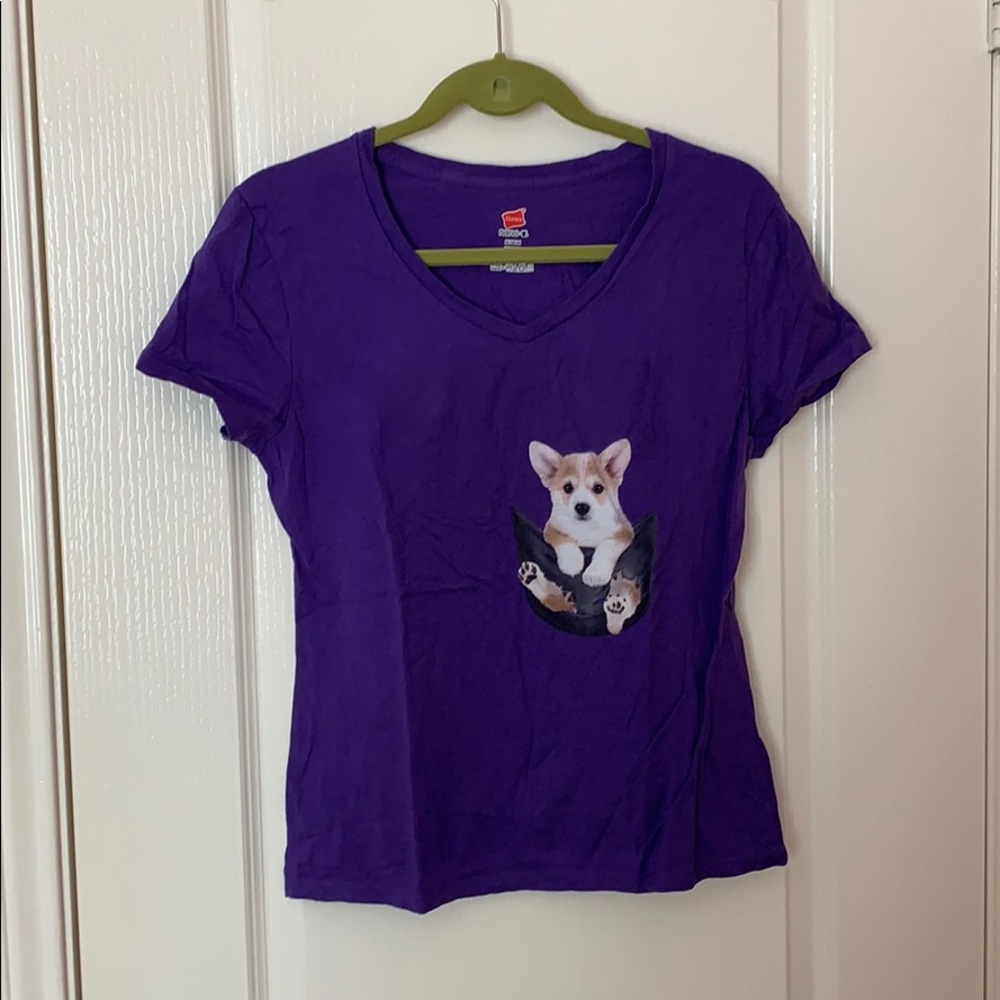 Corgi pocket shirt